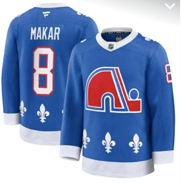 Men's Colorado Avalanche #8 Cale Makar sky blue Stitched Jersey Men's Colorado Avalanche #8 Cale Makar sky blue Stitched Jersey