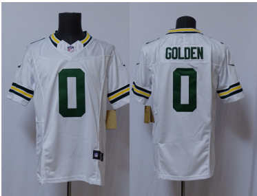 Men's Green Bay Packers #0 Matthew Golden White Vapor 2025 F.U.S.E. Limited Football Stitched Jersey Men's Green Bay Packers #0 Matthew Golden White Vapor 2025 F.U.S.E. Limited Football Stitched Jersey