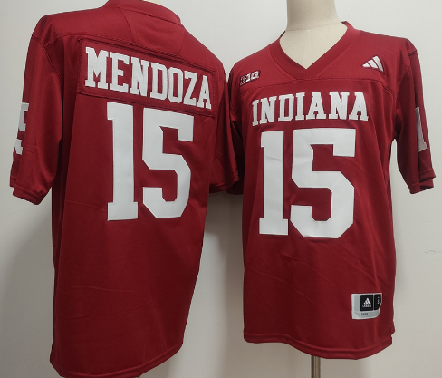 Indiana Hoosiers #15 Fernando Mendoza stitched jersey Indiana Hoosiers #15 Fernando Mendoza stitched jersey