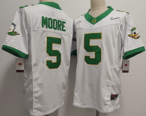 men Oregon Ducks #5 Dante Moore jersey
