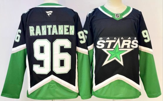 Men's RANTANEN DALLAS STARS black Anniversary Jersey