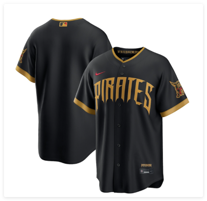 Men's Pittsburgh Pirates Blank Black 2026 City Connect Stadium Stitched Stitched Baseball Jersey