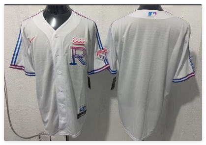 Men's Kansas City Royals Blank White 2026 City Connect Stadium Stitched Baseball Jersey