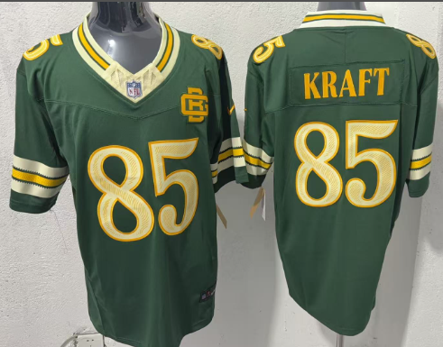 Men's Green Bay Packers #85 Tucker Kraft Dark Green 2026 F.U.S.E. Rivalries Collection Limited Football Stitched Jersey
