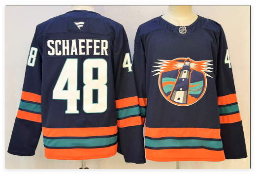 New Men New York Islanders #48 Matthew Schaefer Stitched Hockey Jersey New Men New York Islanders #48 Matthew Schaefer Stitched Hockey Jersey