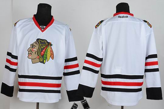 Reebok Chicago Blackhawks Blank White new nhl Jerseys Reebok Chicago Blackhawks Blank White new nhl Jerseys