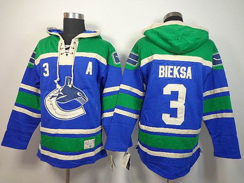 Vancouver Canucks 3 BIEKSA Blue nhl Hooded Sweatshirt Vancouver Canucks 3 BIEKSA Blue nhl Hooded Sweatshirt