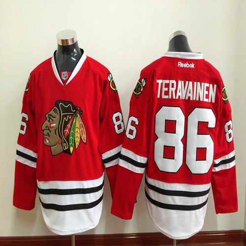 chicago blackhawks 86 Teuvo Teravainen red Ice Hockey Jerseys