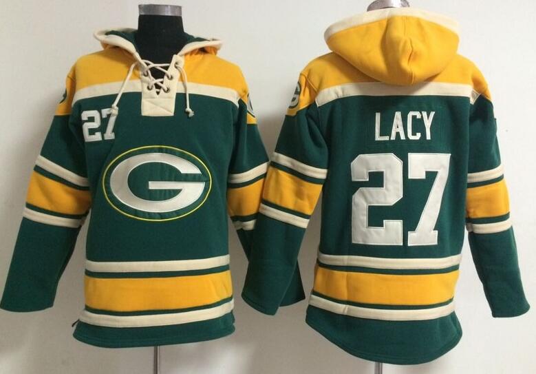 men Green Bay Packers 27 Eddie Lacy green football nfl Hooded Hoodies men Green Bay Packers 27 Eddie Lacy green football nfl Hooded Hoodies